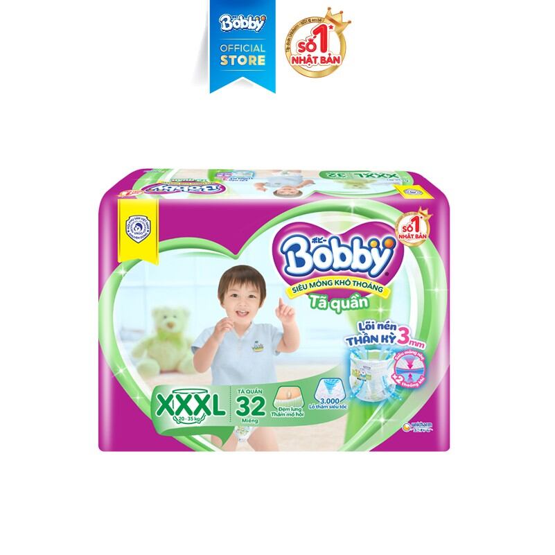Tã quần Bobby size M 120 miếng