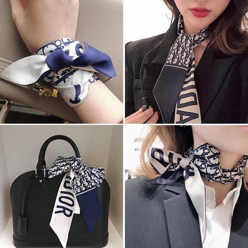 Khăn Lụa Buộc Túi, Cột Tóc Siêu Sang