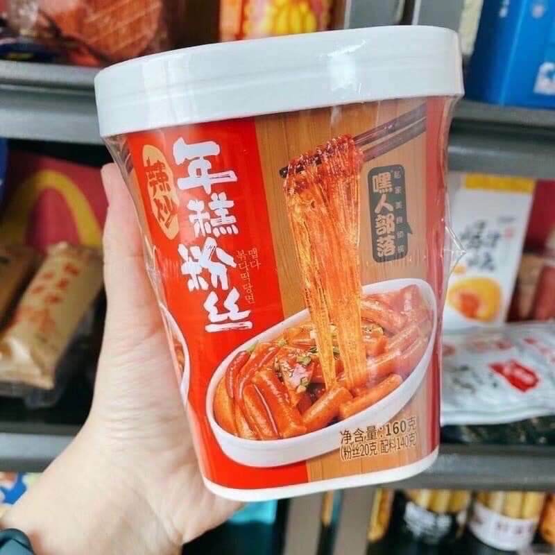 1 Ly Miến Cay Trộn Tokbokki Siêu Cay Hongkong ly 160gam