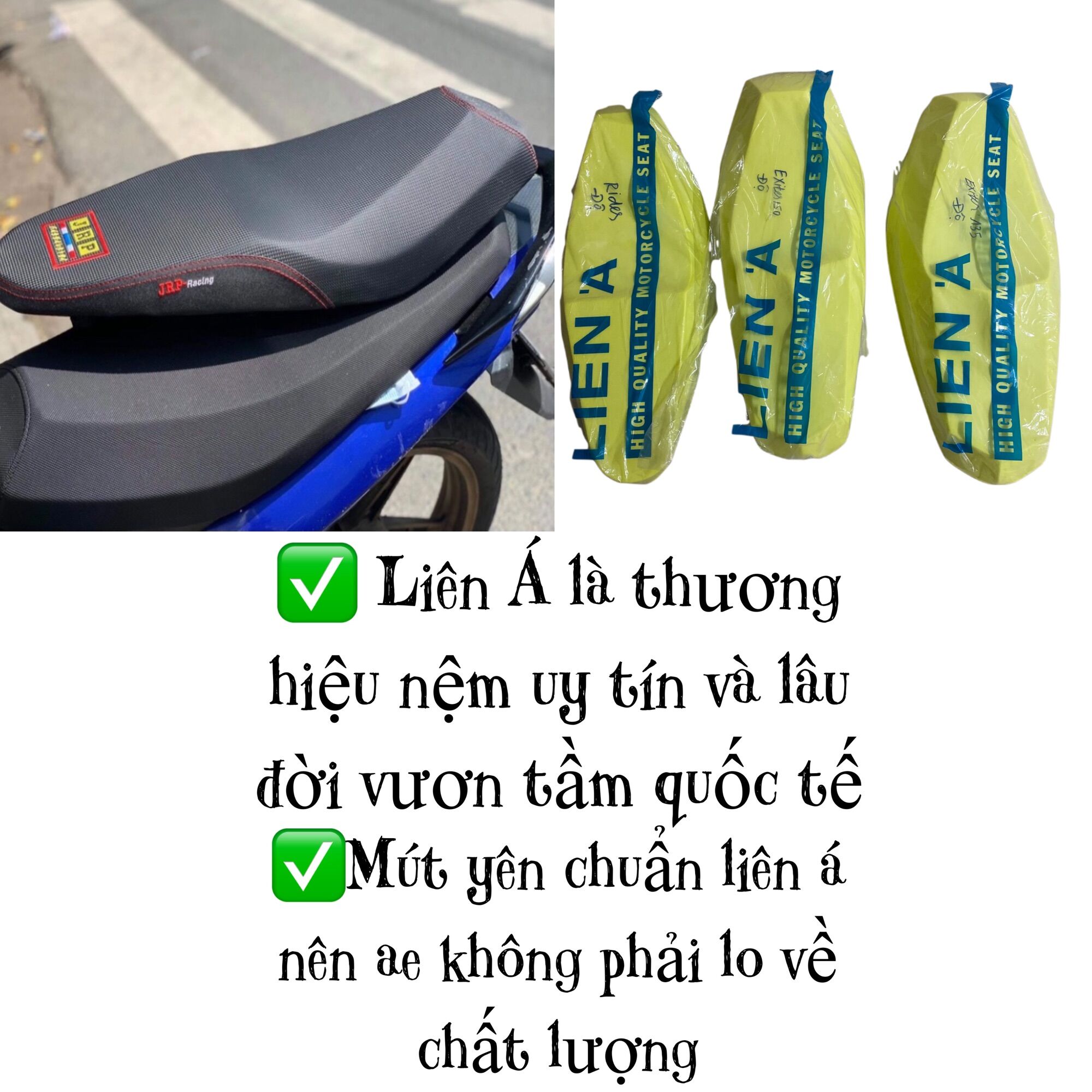 Mút yên gọt 2 tầng Exciter 150 ex 135 2010 Winner x v1 v2 v3 độ 3d