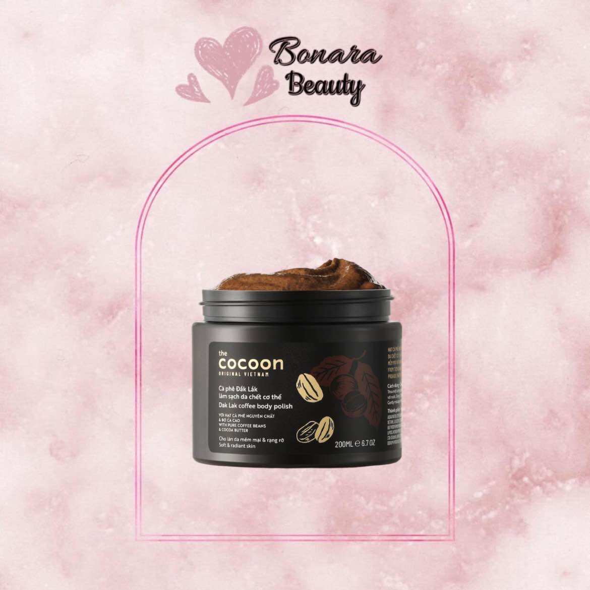 [HCM]Tẩy tế bào chết body cà phê Đăk Lăk Cocoon