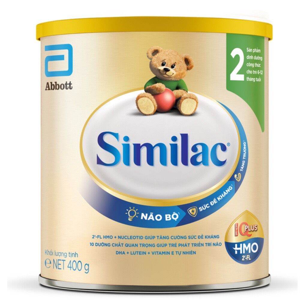 Sữa bột similac 2 400g hmo dành cho bé 6-12 tháng