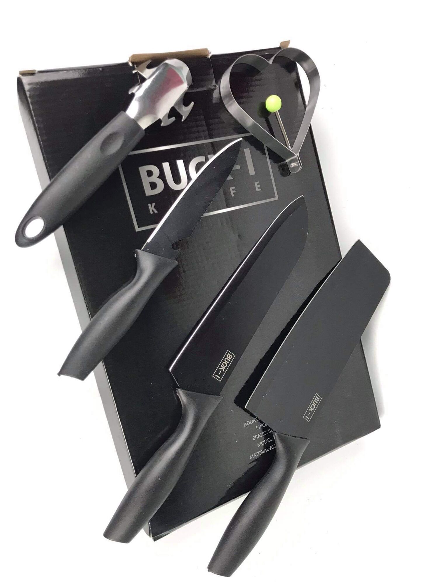 Bộ dao nhà bếp Nhật Buck 5 món