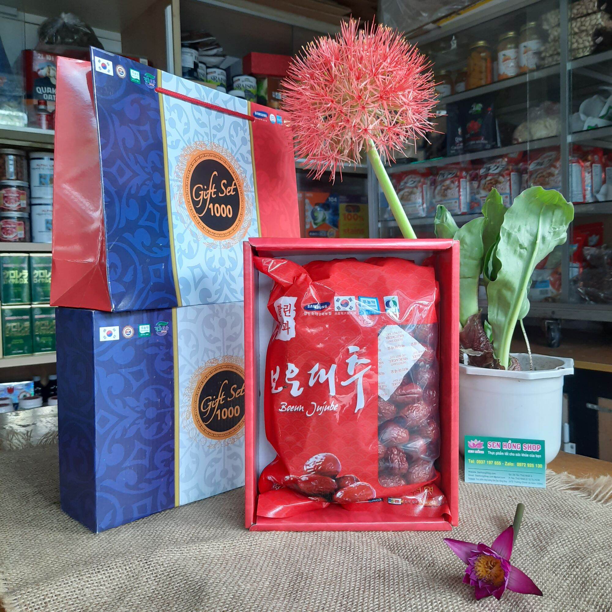 Táo đỏ hàn quốc hộp 1kg