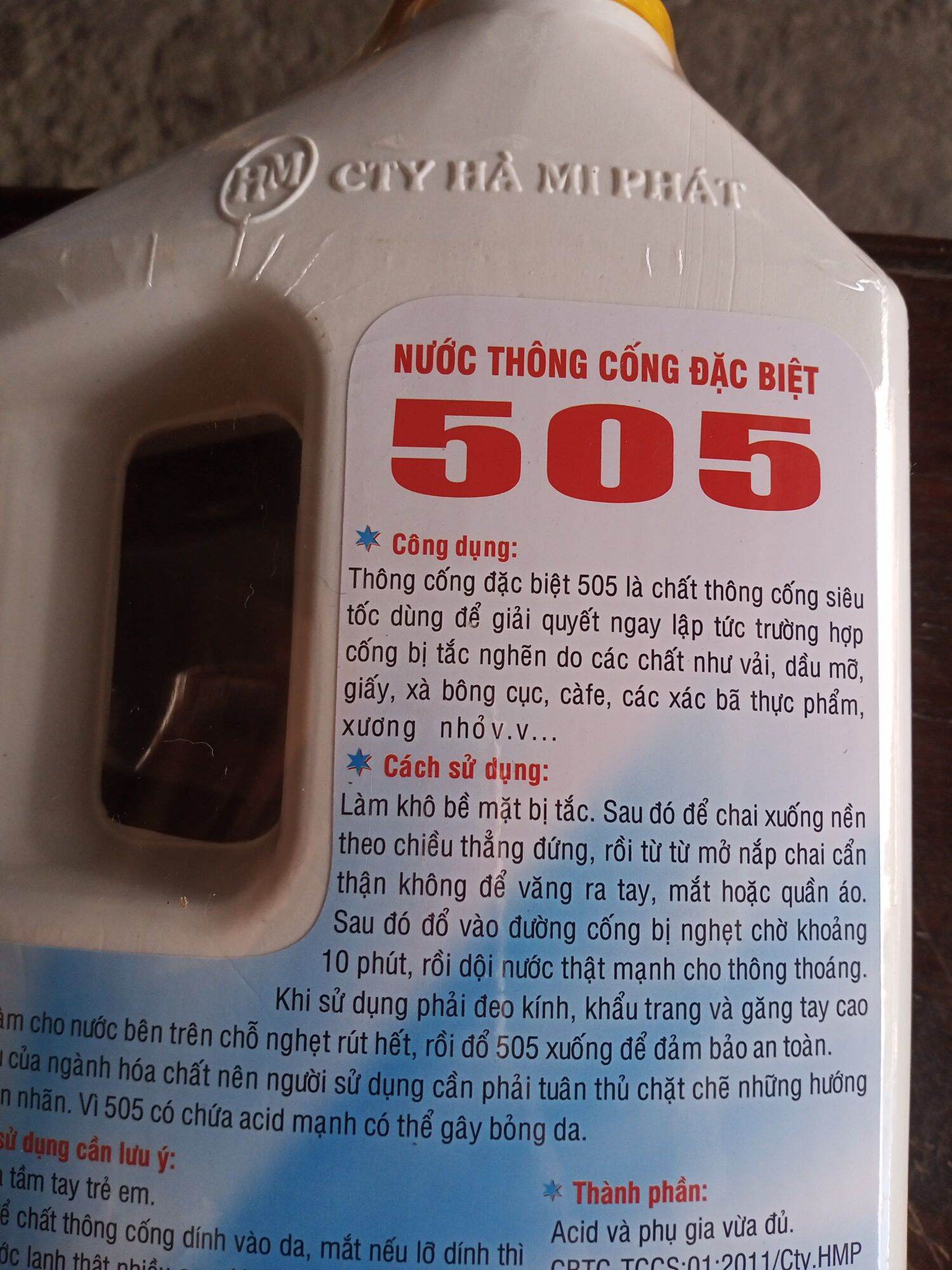 Nước thông cống đặc biệt 405