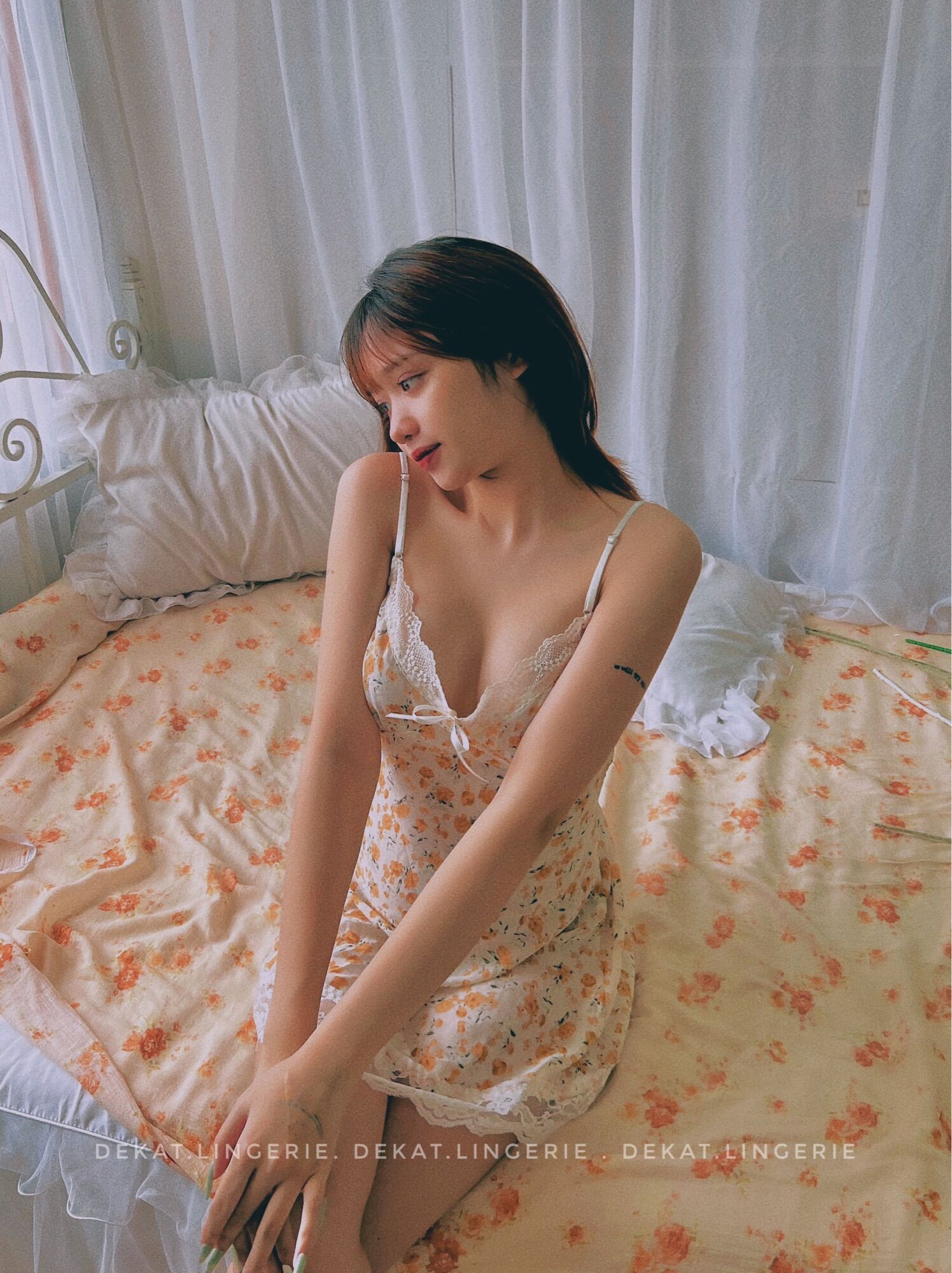 Đầm ngủ Lily hoa nhí
