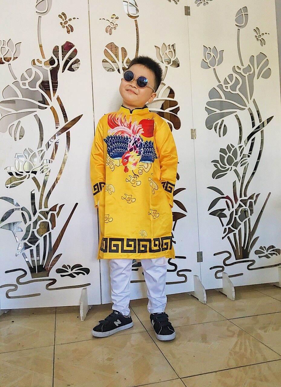 áo dài bé trai