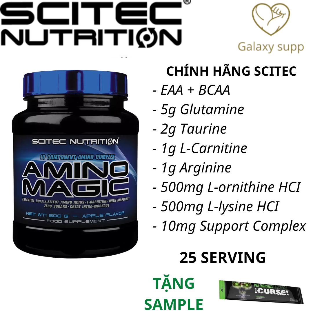 Scitec Amino Magic Tăng Cơ Tăng Sức Bền 500g