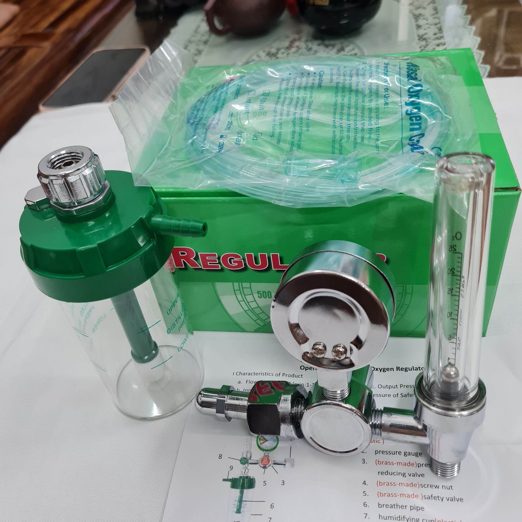 Đồng hồ Oxy y tế_Van điều áp Oxy y tế