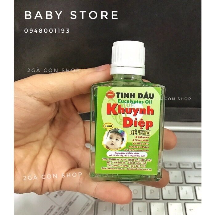 Dầu khuynh diệp cho bé