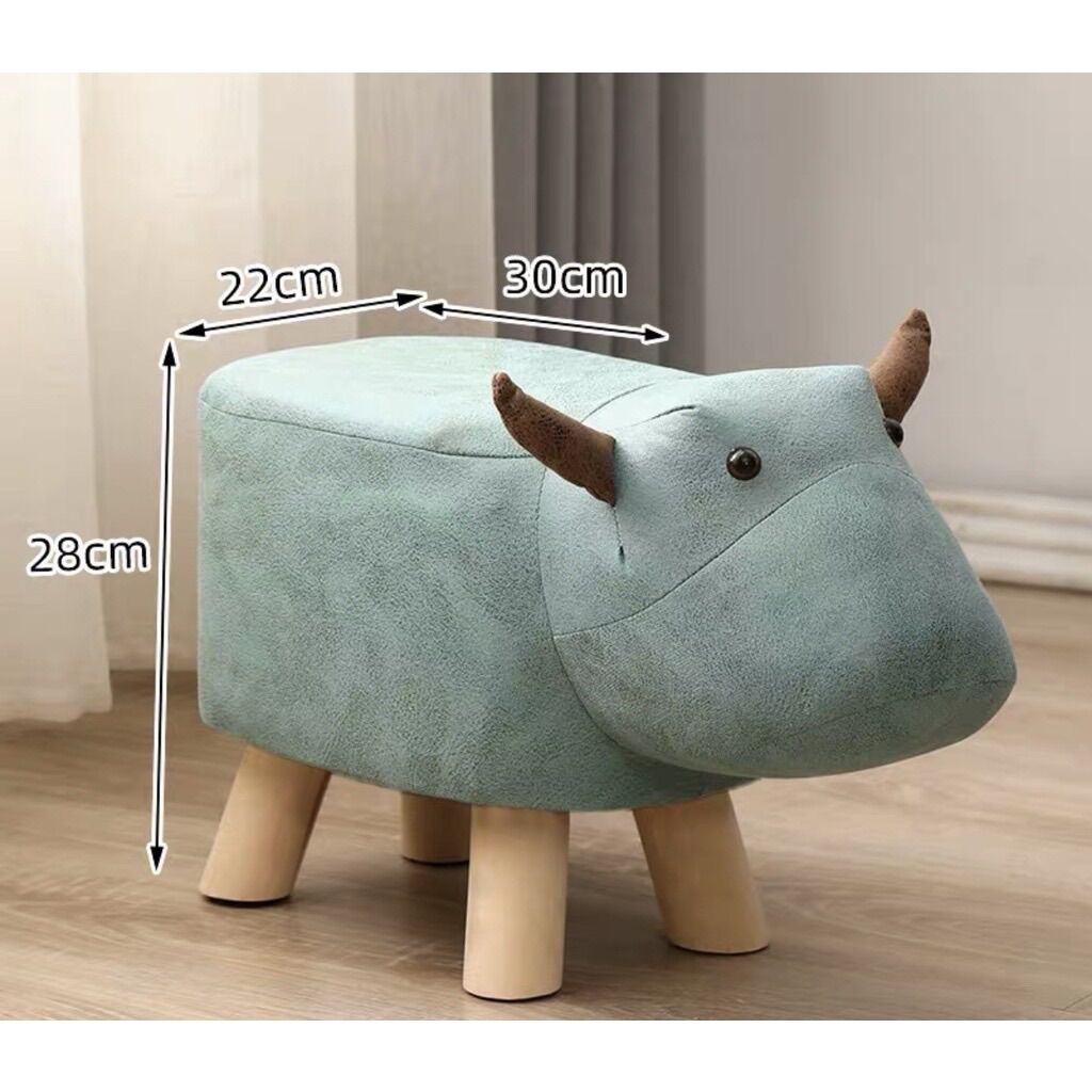 Ghế đôn ngồi trẻ em hình thú bọc da