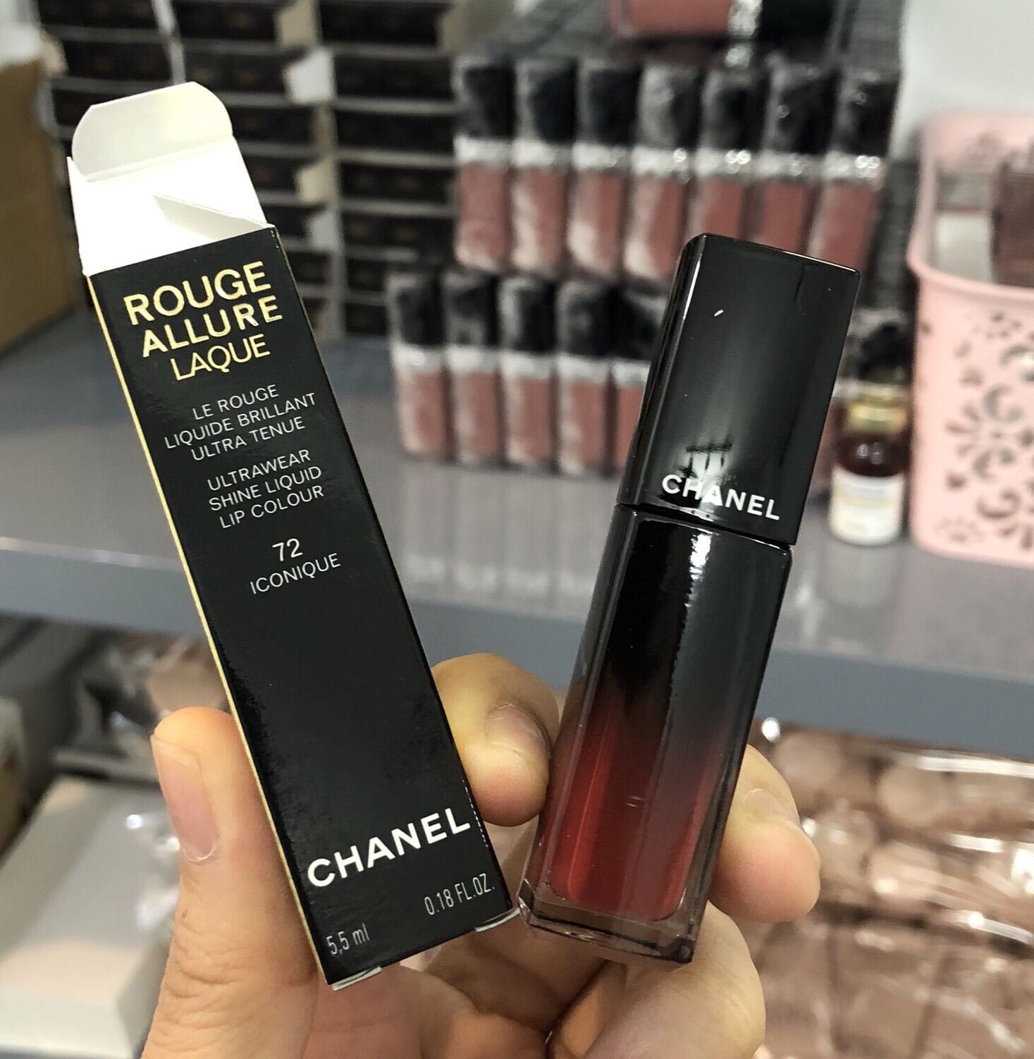 Lịch sử giá Son Kem Chanel 75 Fidelite  Rouge Allure Laque cập nhật 72023   BeeCost