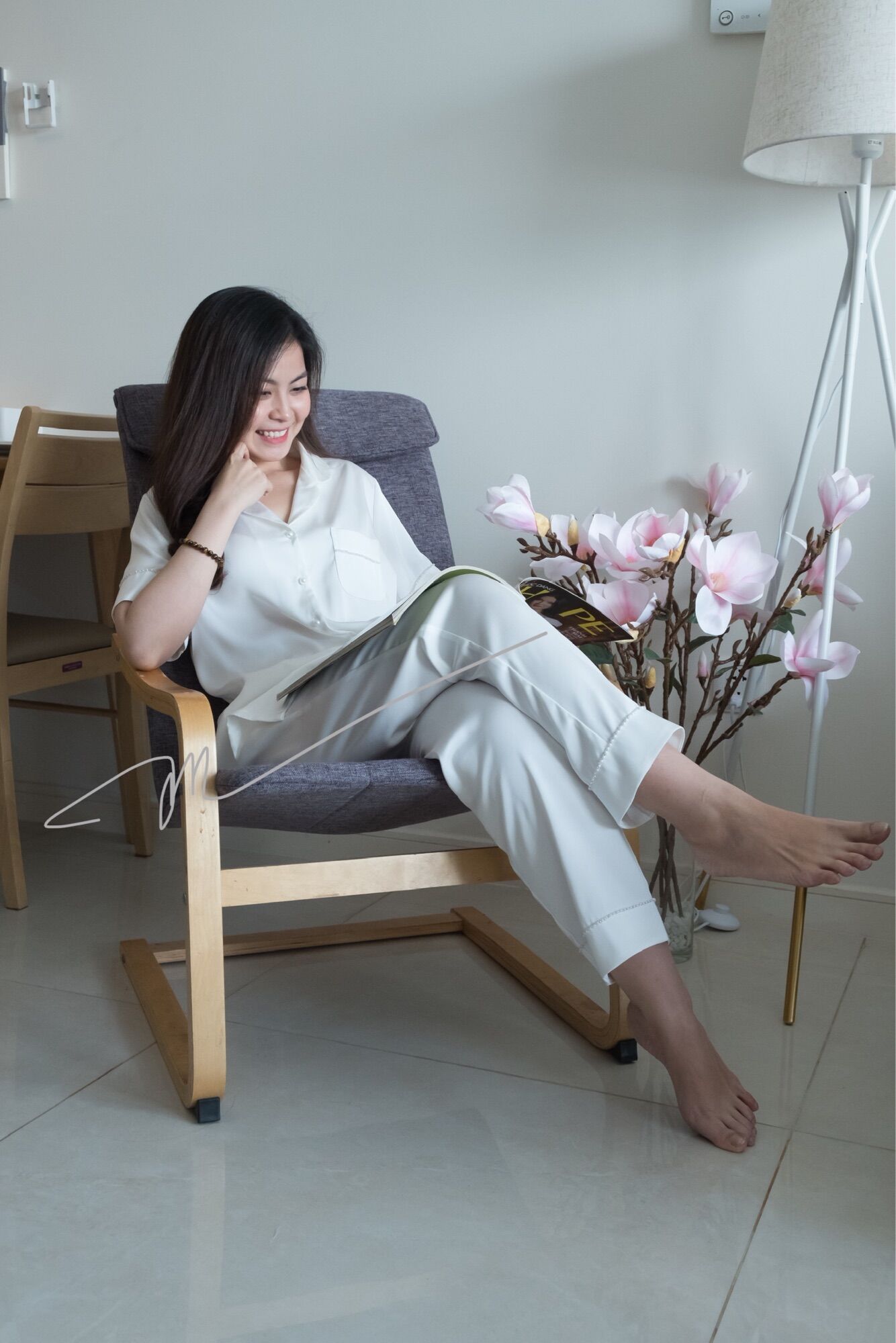 🌿Pyjama Lụa Thiết kế Cao cấp M01🌿Đồ ngủ nữ Đồ mặc nhà