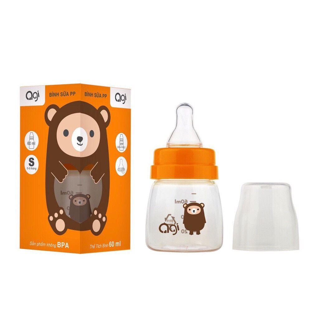 Bình sữa PP Agi 60ml, 140ml, 250ml