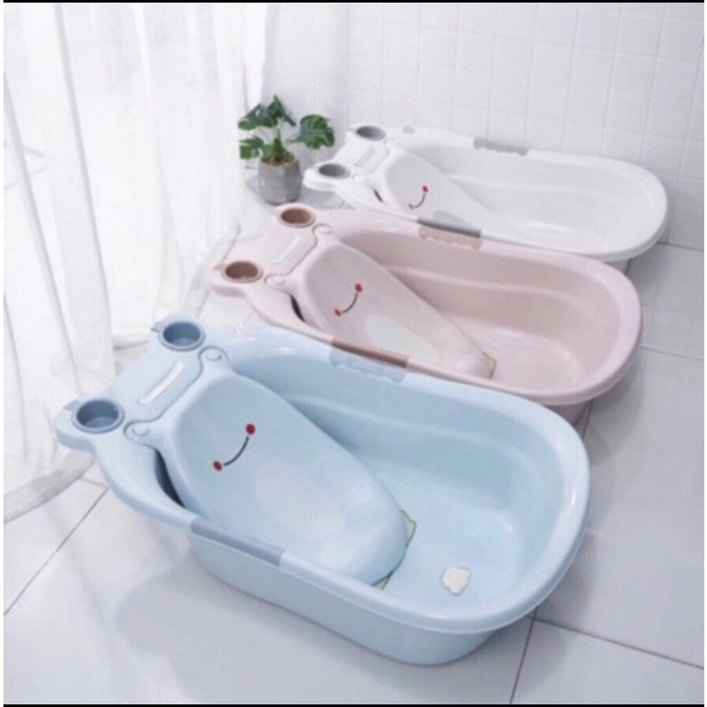 Chậu tắm ếch hokori cao cấp cho bé - hàng công ty việt nhật plastic kt.