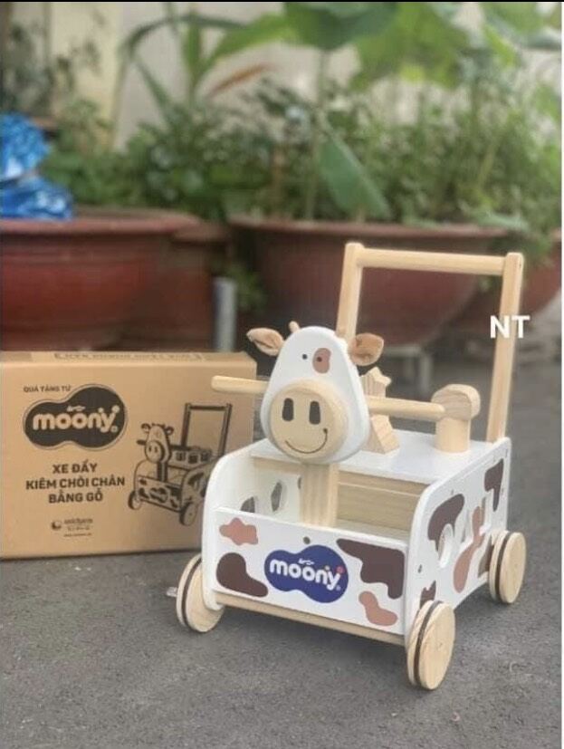 XE TẬP ĐI CHO BÉ XE ĐẨY QUÀ TẶNG MOONY