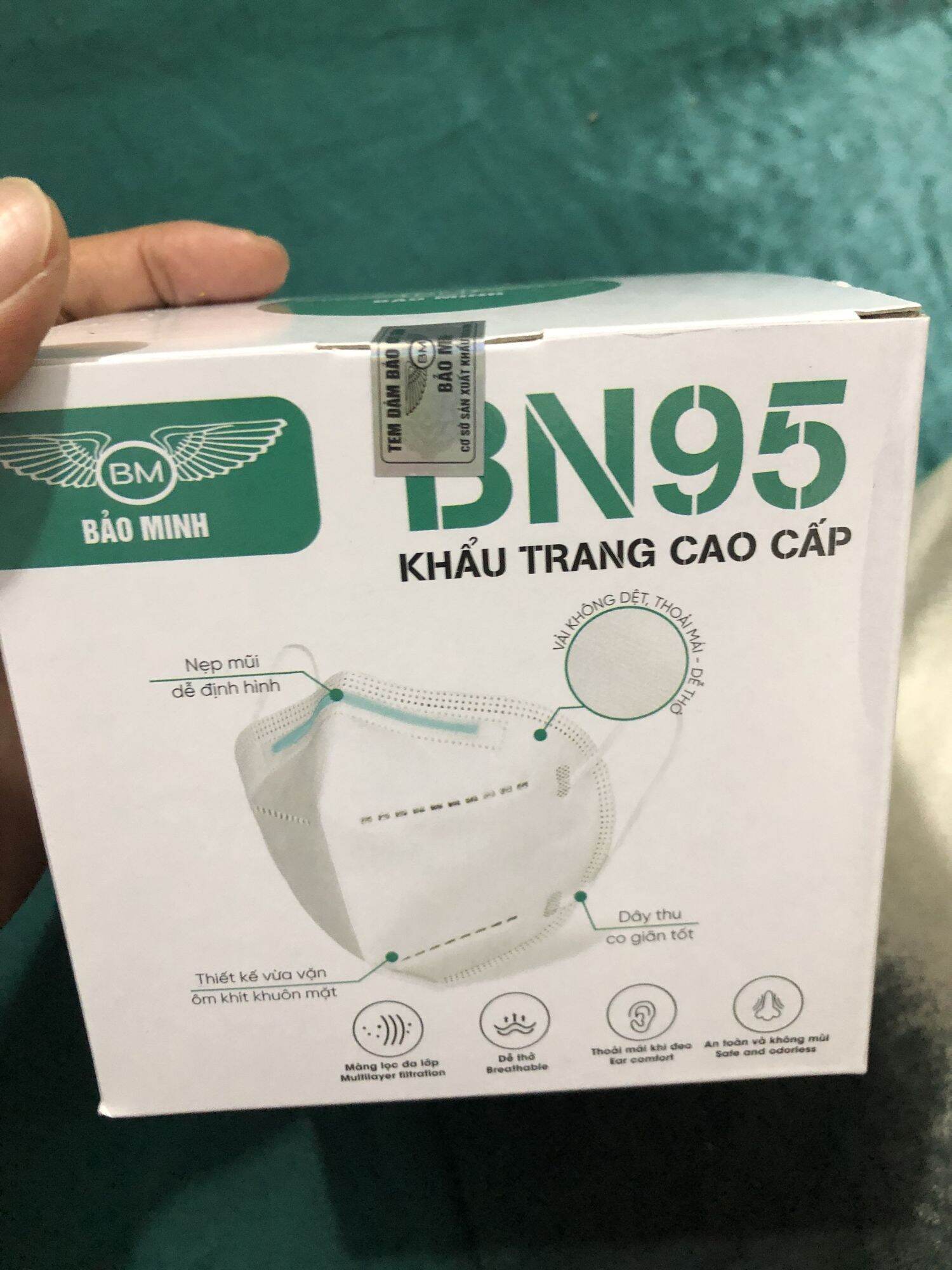 combo 4 hộp khẩu trang BN95 (20c/hộp)[0974192190]