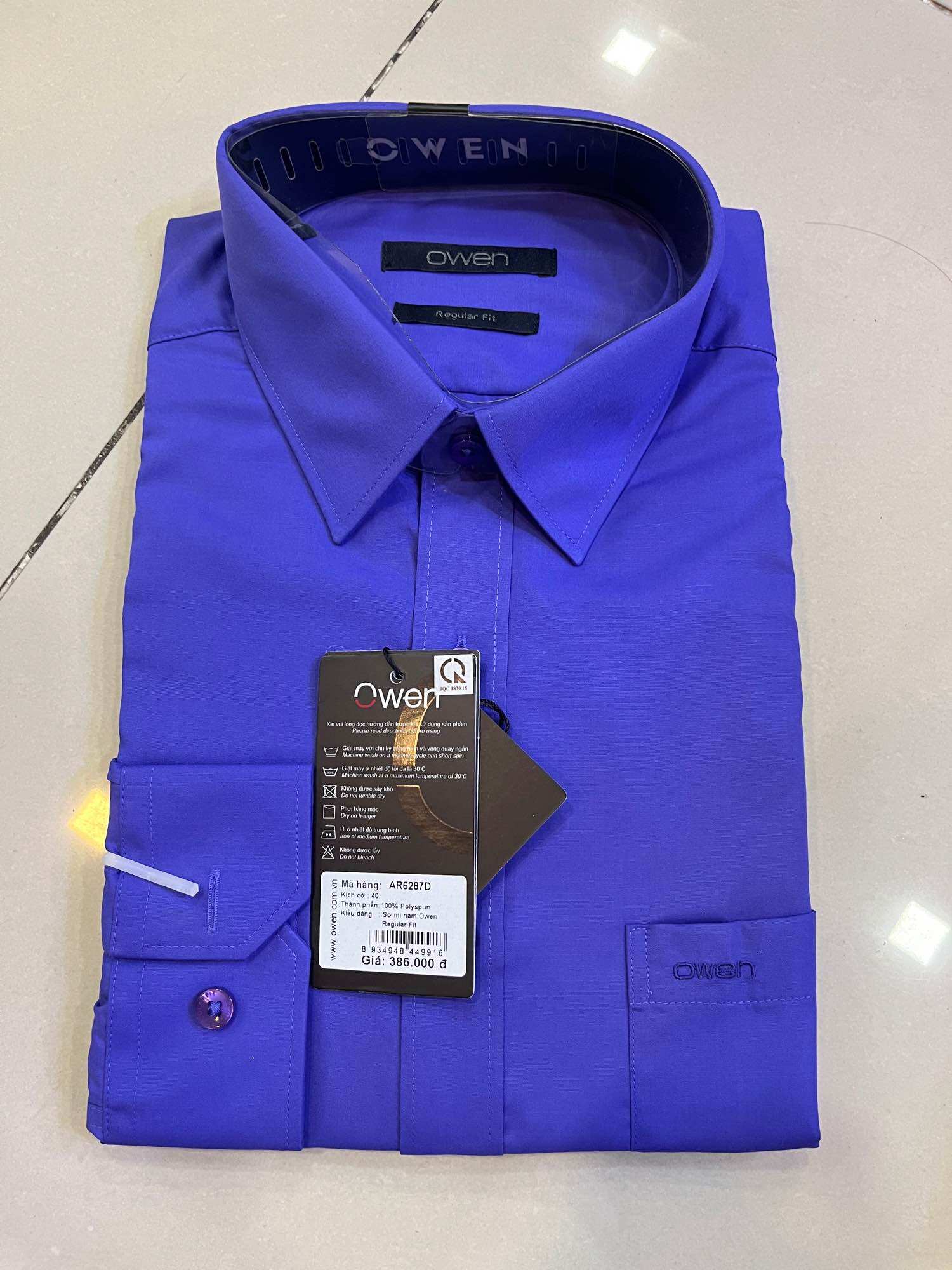 Áo sơ mi tay dài chính hãng 386k sale giá sốc 199k