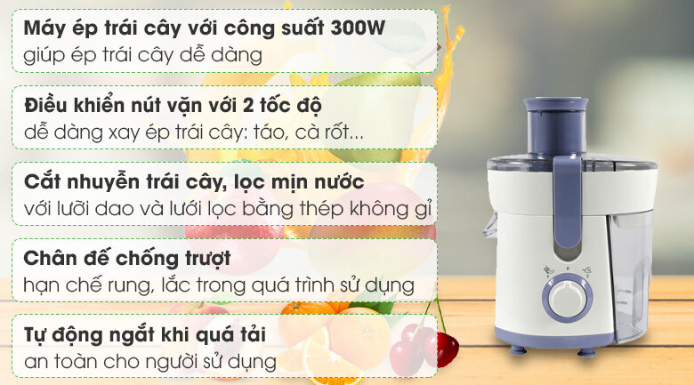 Máy ép trái cây Philips HR1811