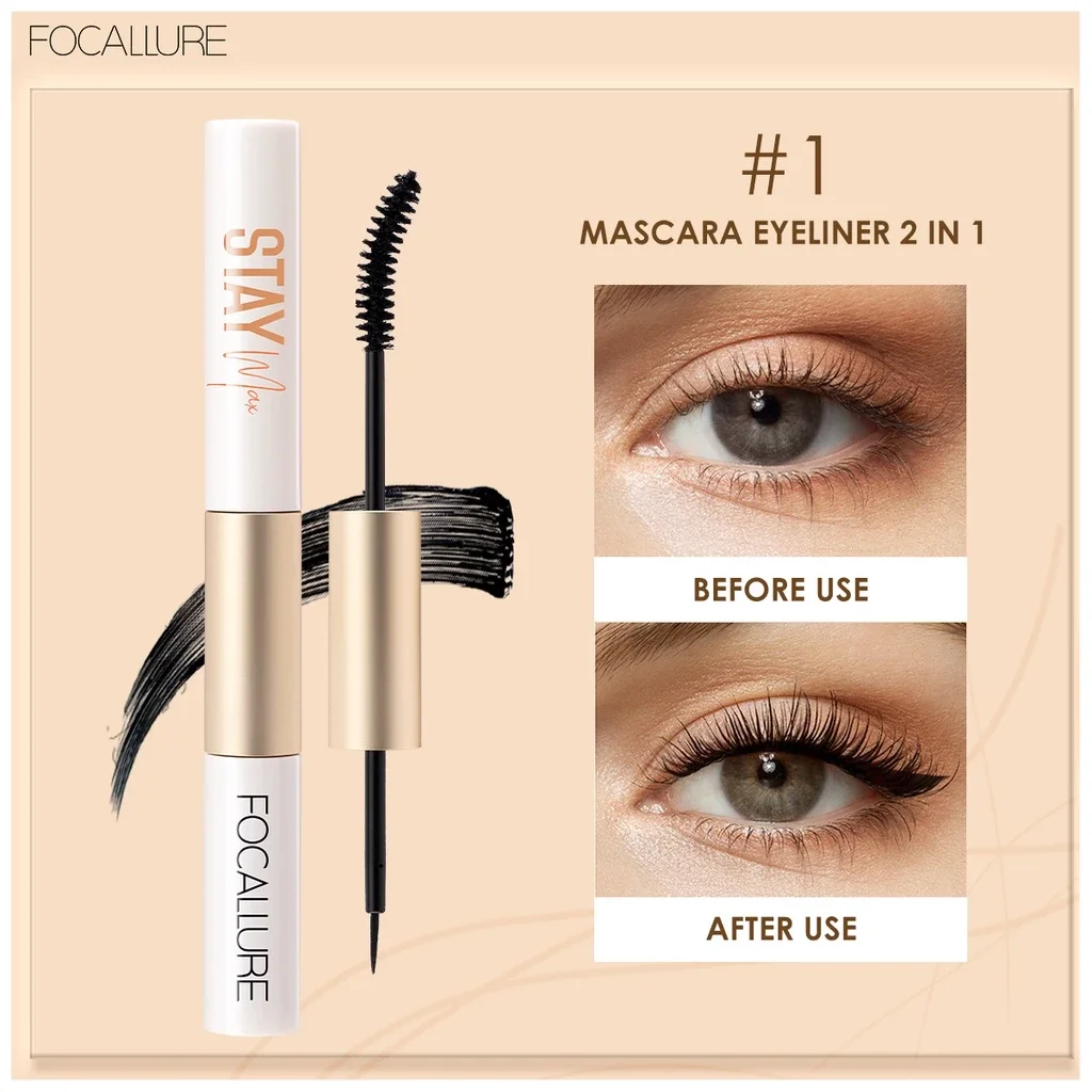 Mascara và bút kẻ mắt 2in1