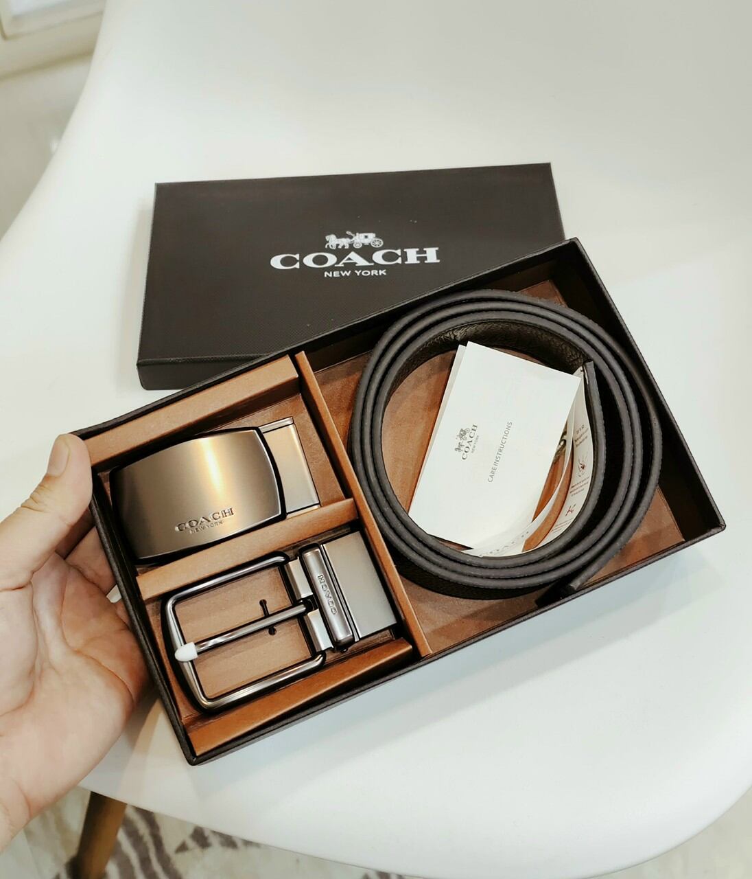 NEW CO**ACH BELT FOR MEN da thật sang trọng