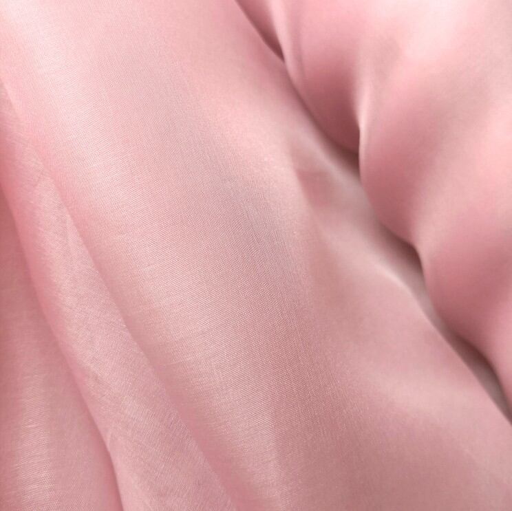 Vải diy thủ công bán chạy chất liệu lụa thật vải organza lụa tơ tằm lụa thật thêu hoa nhà thiết kế kiểu pháp
