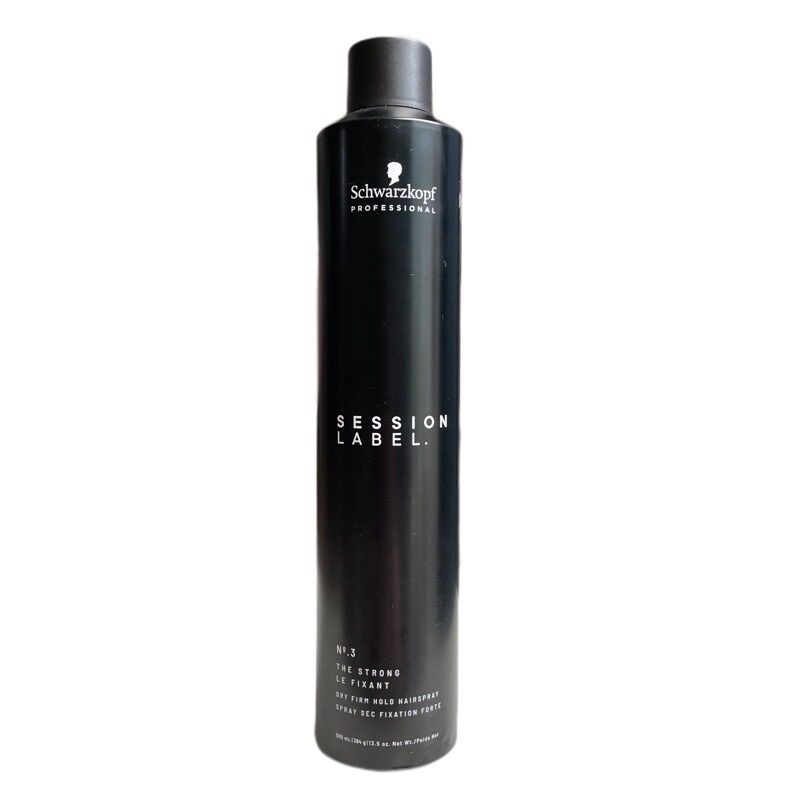 Keo xịt giữ kiểu tóc cứng osis+ session label super dry fix 500ml