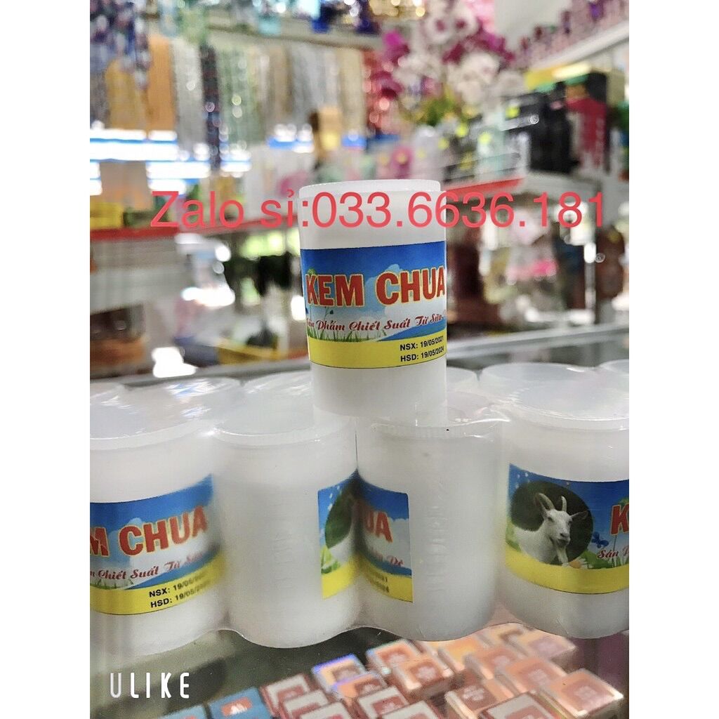 Sỉ 1 lố 12 hủ kem chua