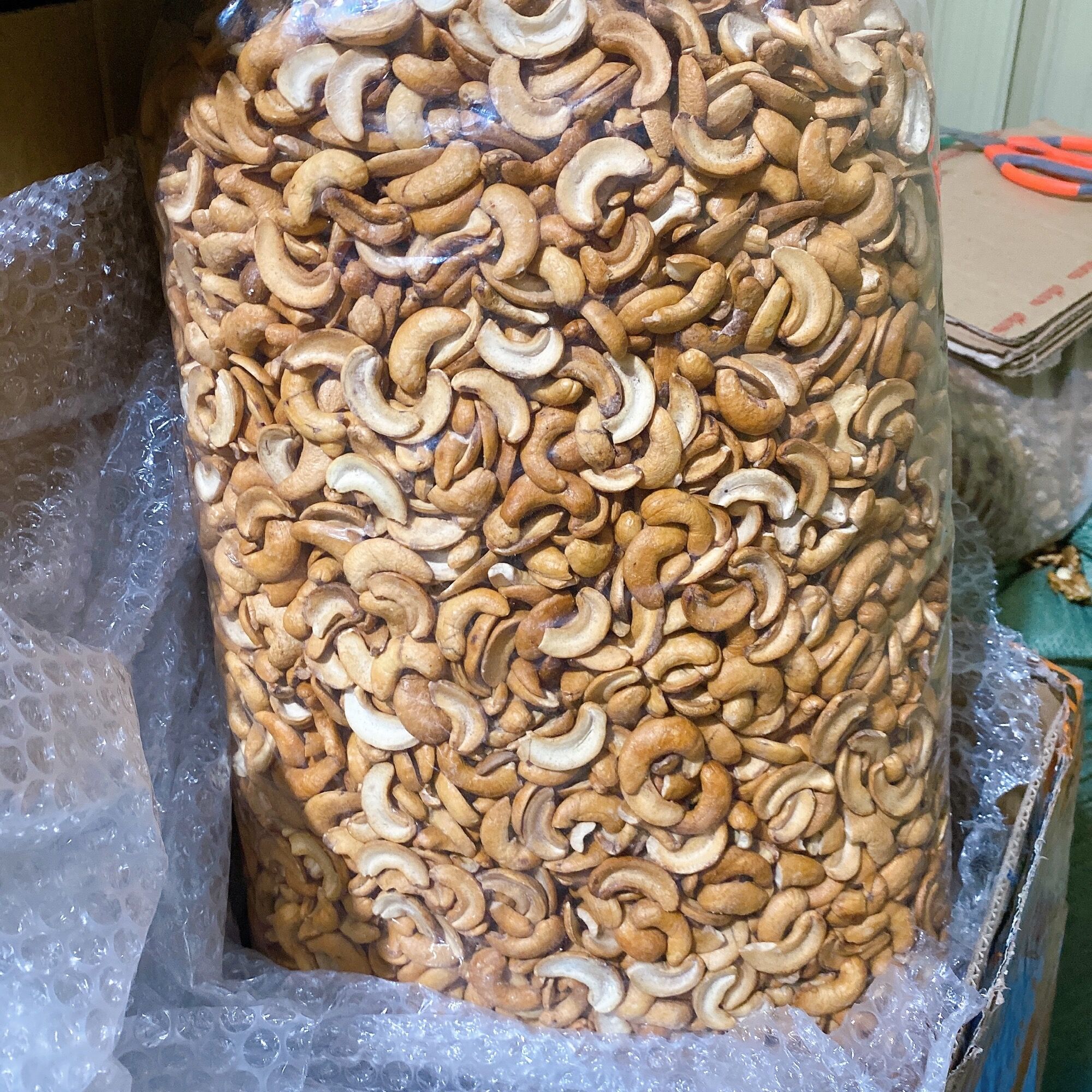 500G Hạt điều bể rang muối sạch lụa