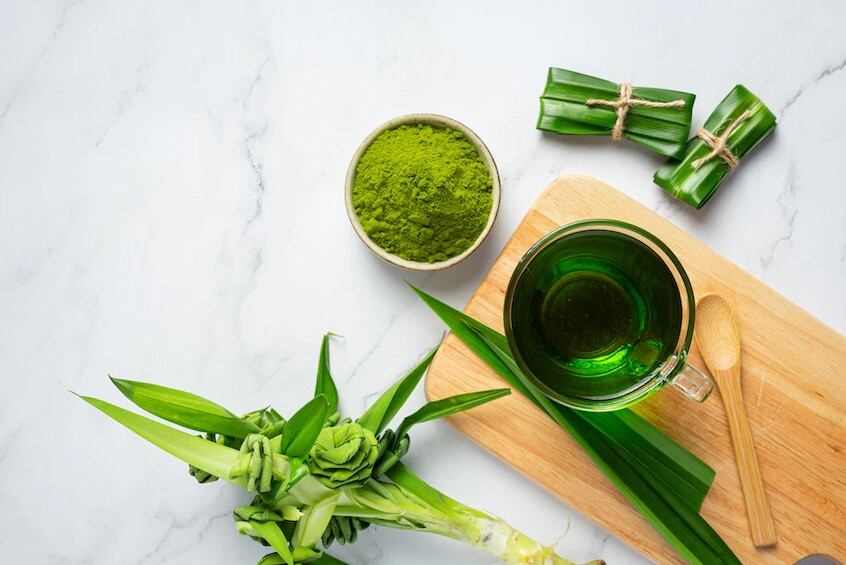 Bột lá dứa nguyên chất 100%