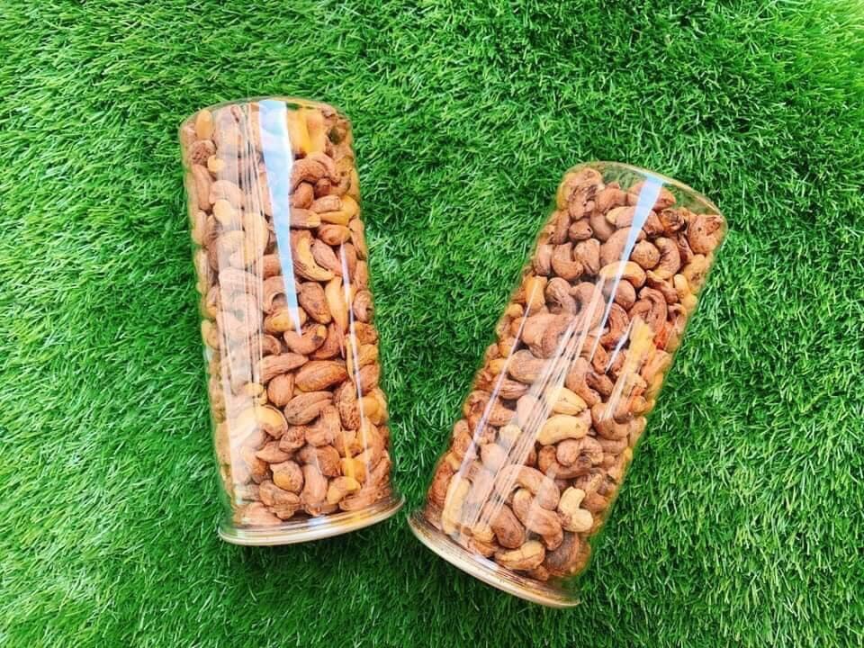 Hạt điều rang muối nguyên vỏ lụa Bình phước túi 500gr