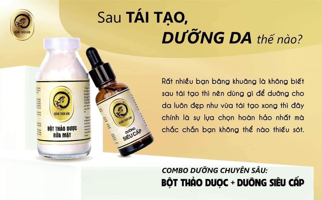 tinh chất tái tạo da Hoàng Thiên Sâm(loại mạnh)