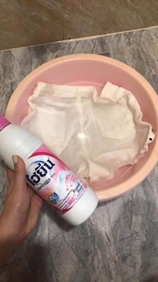Tẩy quần áo trắng hygiene thái lan 600ml