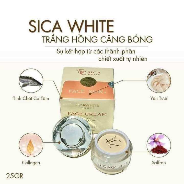 SICA WHITE FACE LỤA 25g