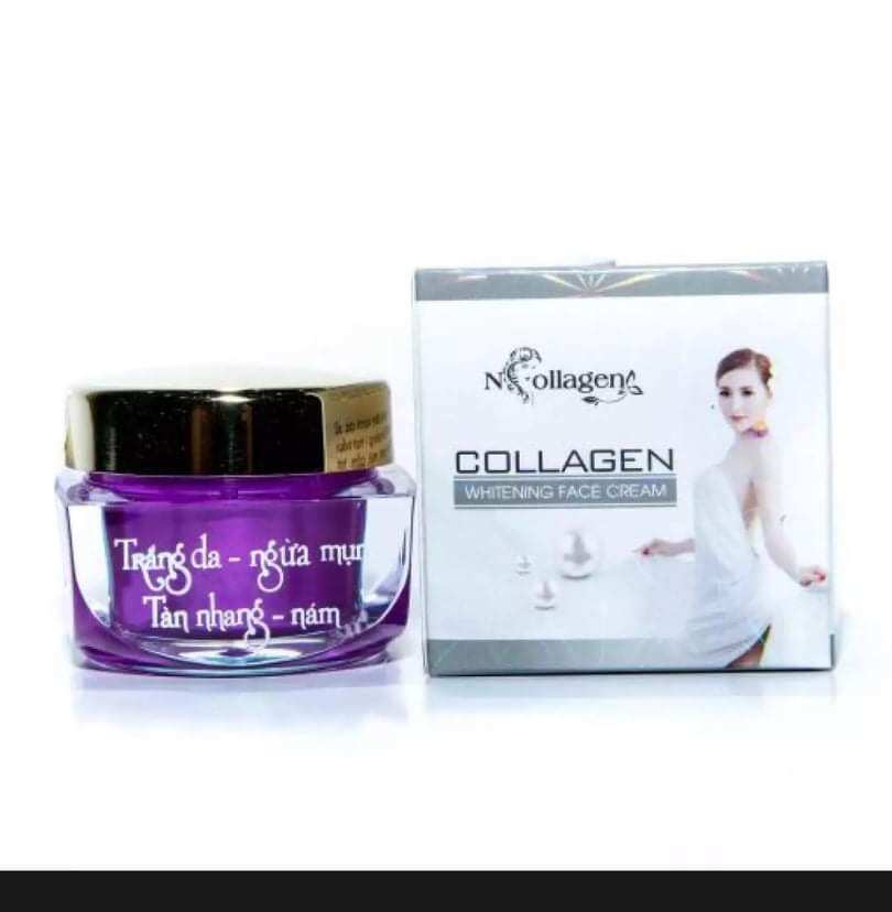 Kem face tím giảm mụn ncollagen