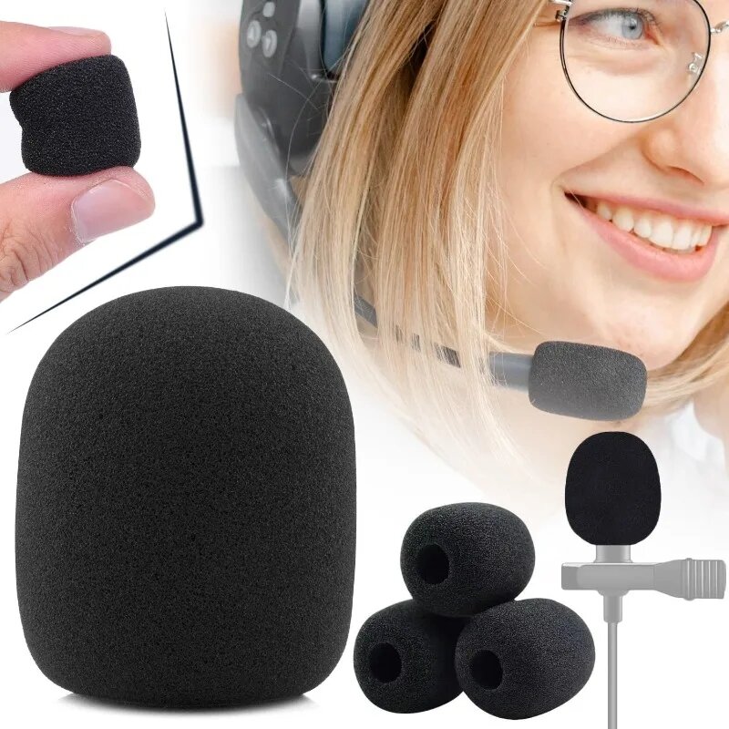 Bông lọc chống ồn cho micro GoCheck cài áo micro trợ giảng