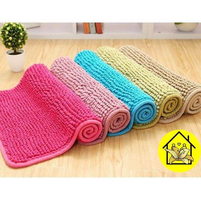 Super Absorbent Anti-Slip Coral Doormat - Size (m) 46×30cm