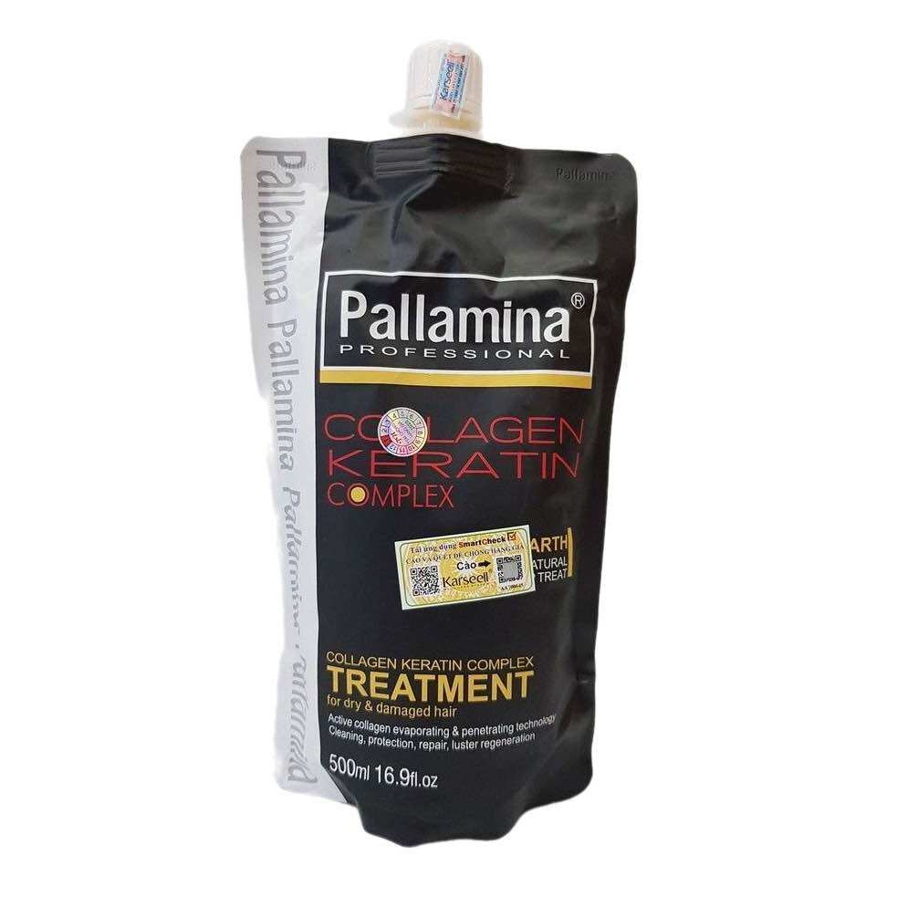 [HCM]Hấp Dầu Pallamina Collagen Keratin Complex 500ml NEW ( Dạng Túi)
