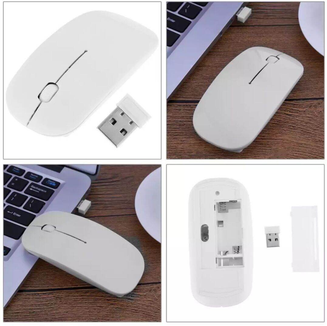 Chuột Quang Điện Không Dây 3 Nút Siêu Mỏng DPI 2.4GHz