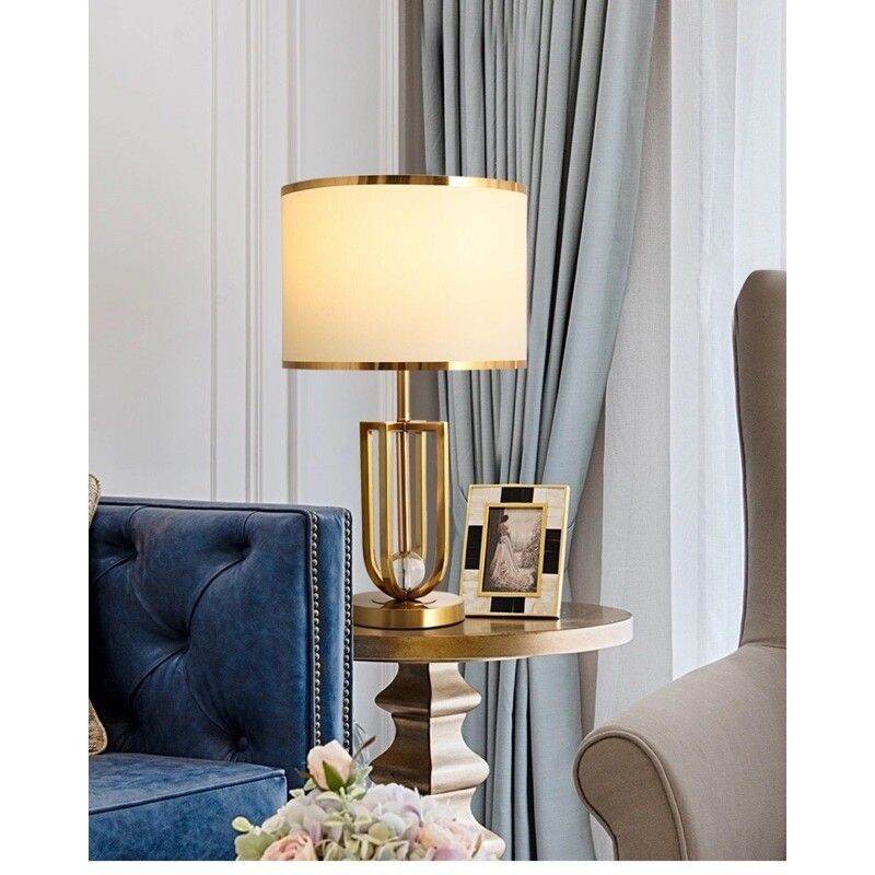 Ảnh thật - Đèn bàn cao cấp, đèn ngủ, đèn đầu giường, đèn trang trí, đèn decor tặng kèm bóng led; đèn bàn đọc sách cao cấp