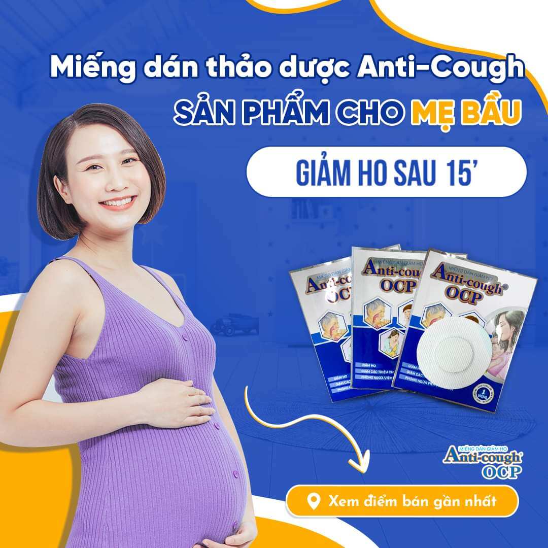 miếng dán giảm ho thảo dược anti cough