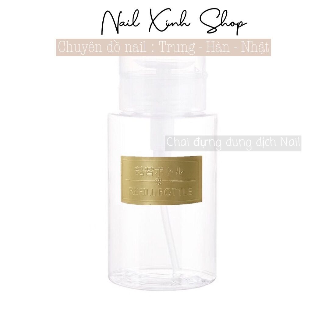 [ Mới ] Chai đựng dung dịch nail tiêu chuẩn