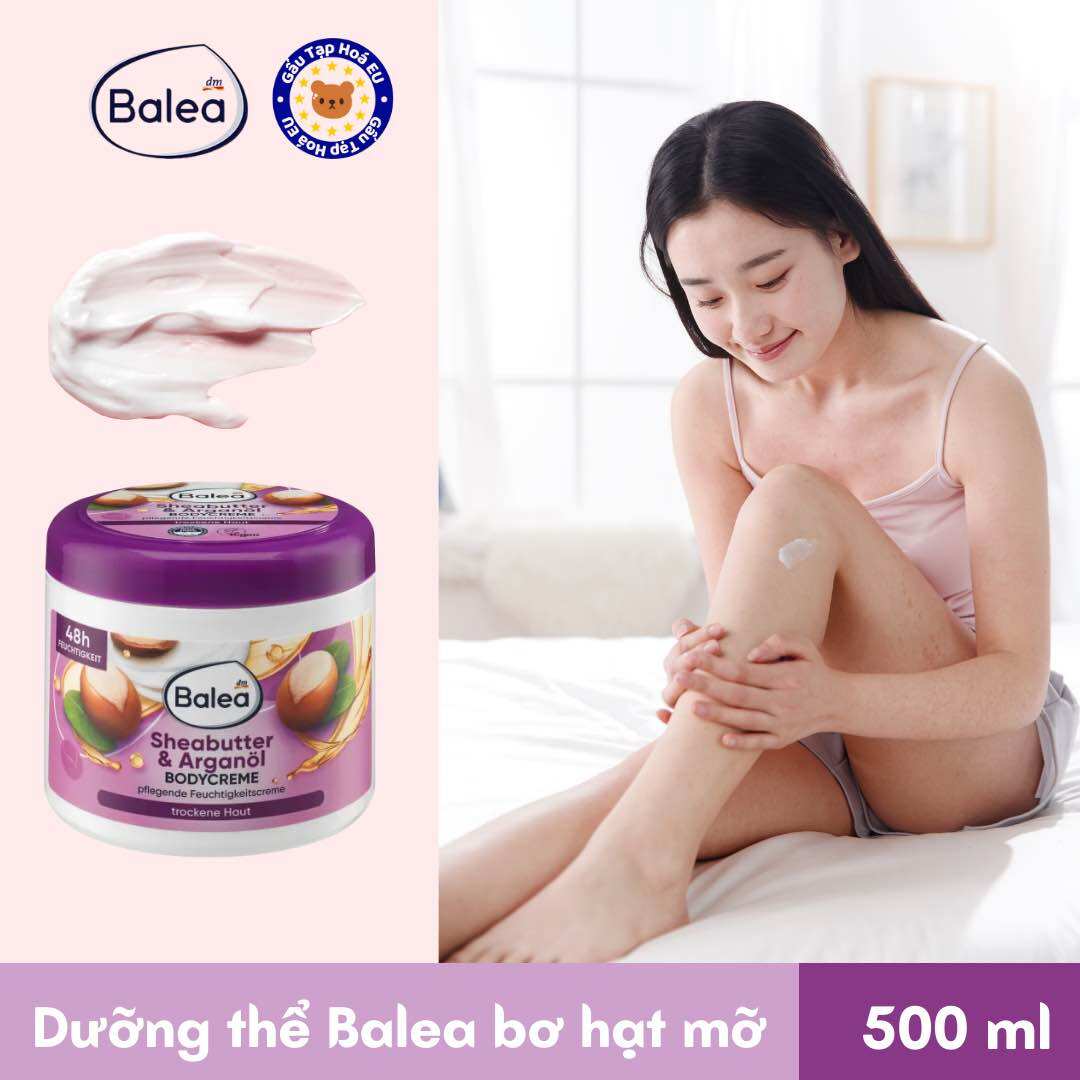 Kem dưỡng thể bơ hạt mỡ Balea, 500ml [ Hàng Đức]