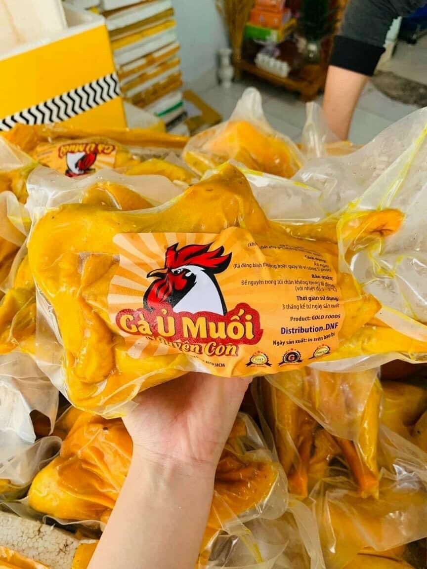 1 con Gà ủ muối nguyên con, có đầu GIAO TOÀN QUỐC