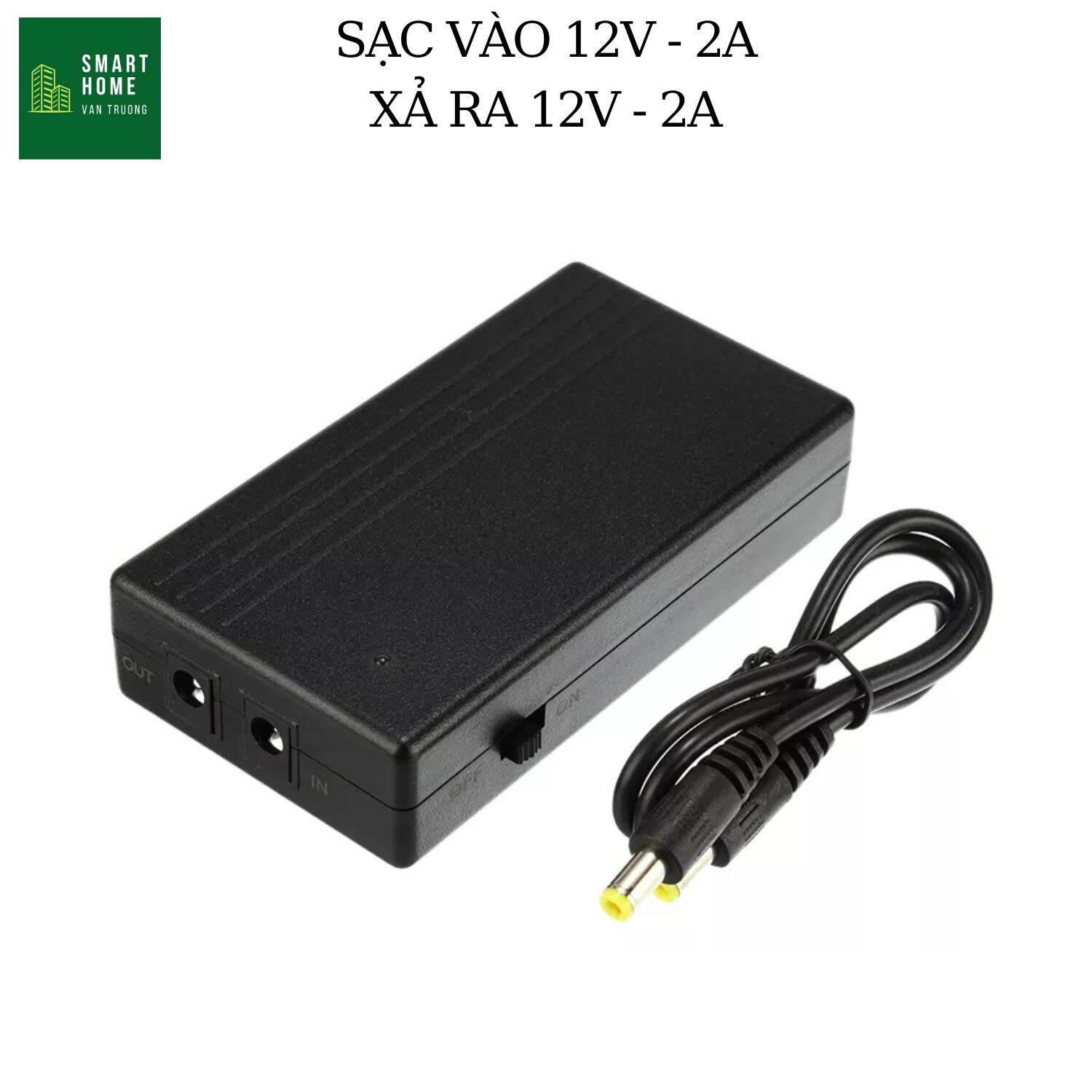 Power backup ups Mini 5v 9v 12v optional voltage output