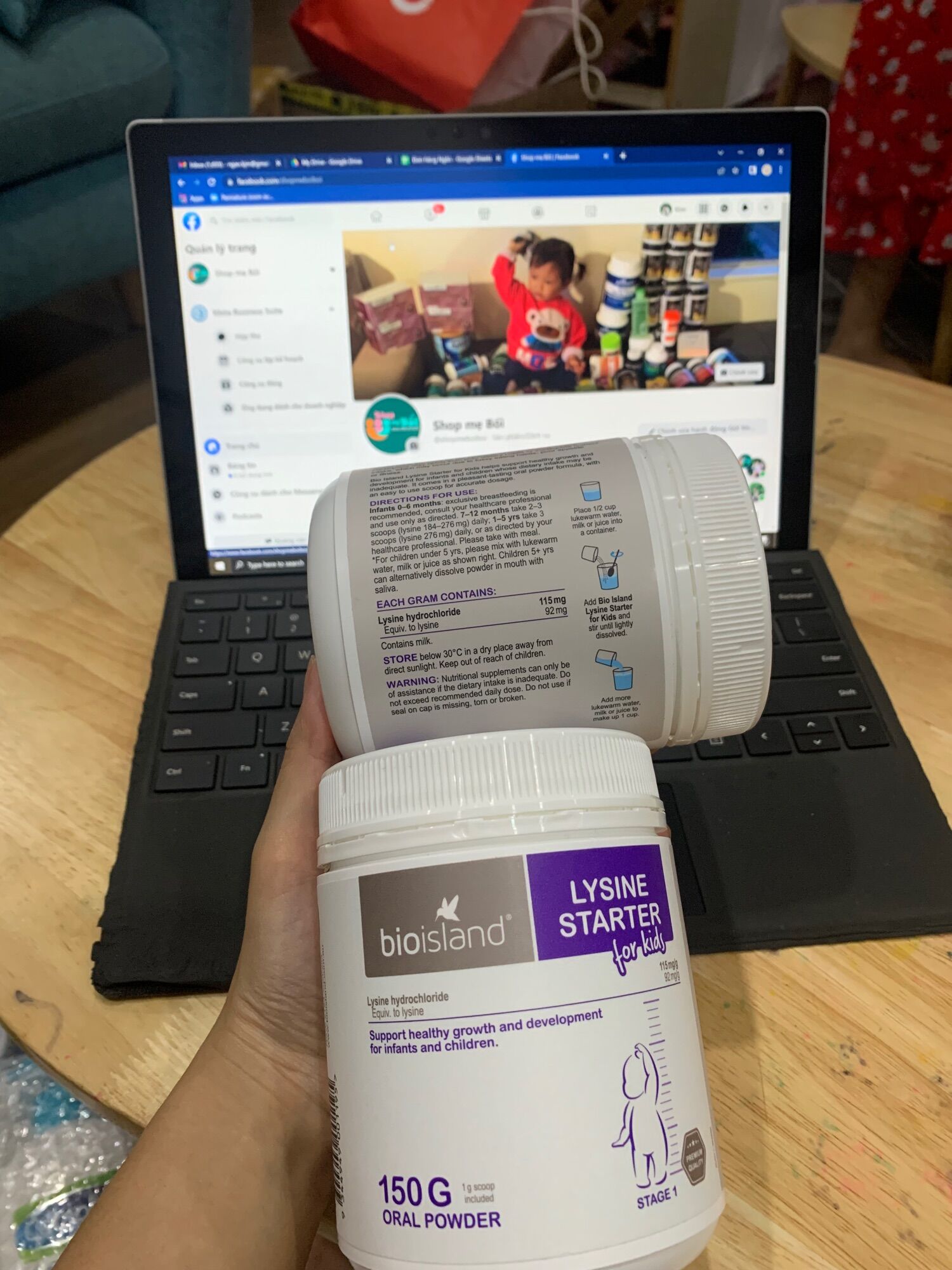 Lysine tăng cân tăng chiều cao Bioisland cho bé từ 4 tháng tuổi đến 5 tuổi