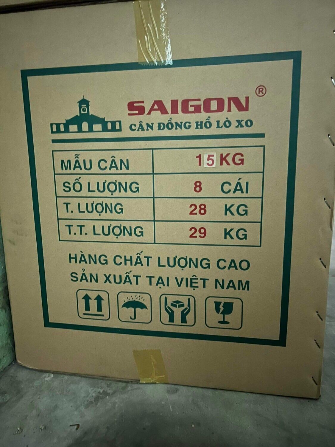 Cân đồng hồ lò xo Sài Gòn 15kg