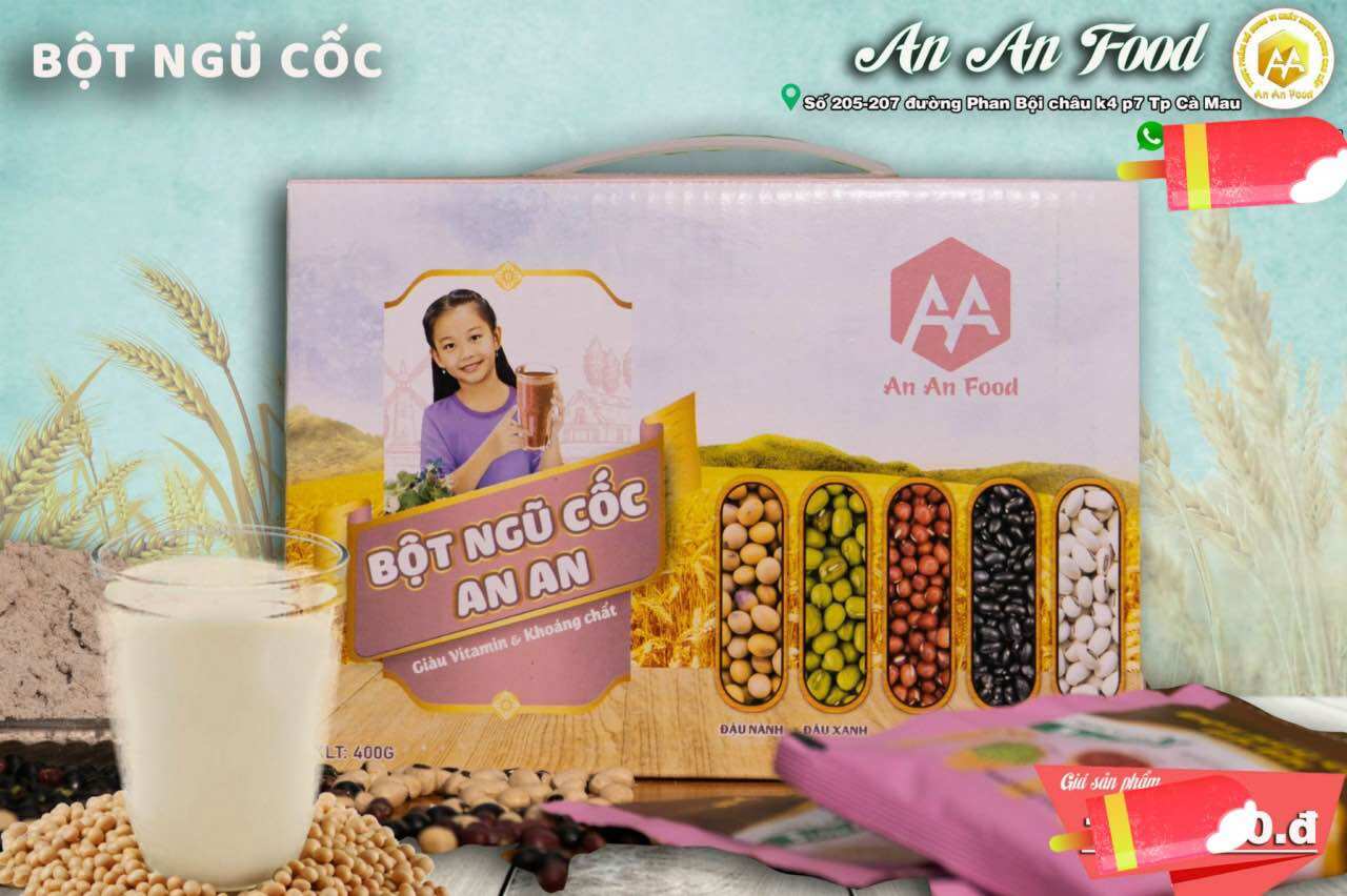 Bột gạo lứt , Yến mạch , ngũ cốc