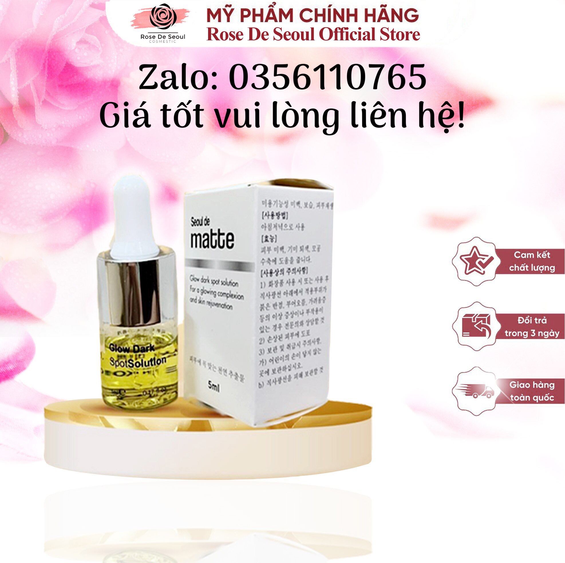 Serum Căng Bóng Glow Dark nước thần date 2025