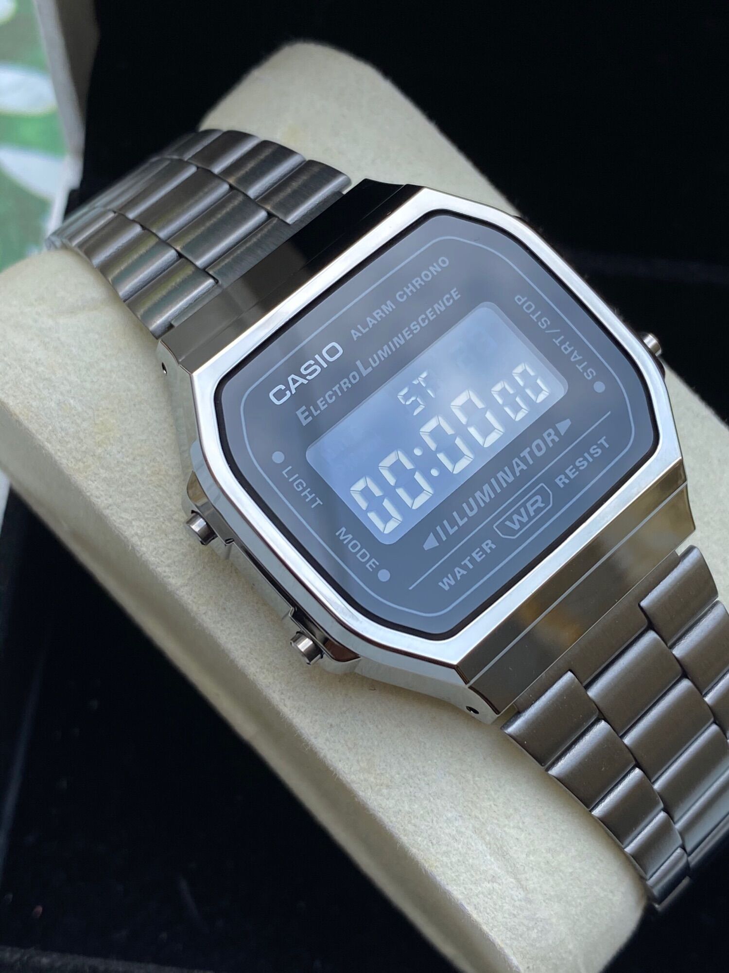 Đồng hồ Casio Unisex A168WGG-1B